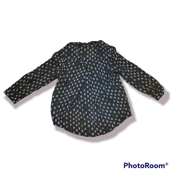 Skull Graphic Button Down - Picture 2 of 4